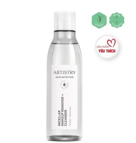 Giá bán 640k Nước tẩy trang Artistry Skin Nutrition Micellar Makeup Remover + Cleanser Amway