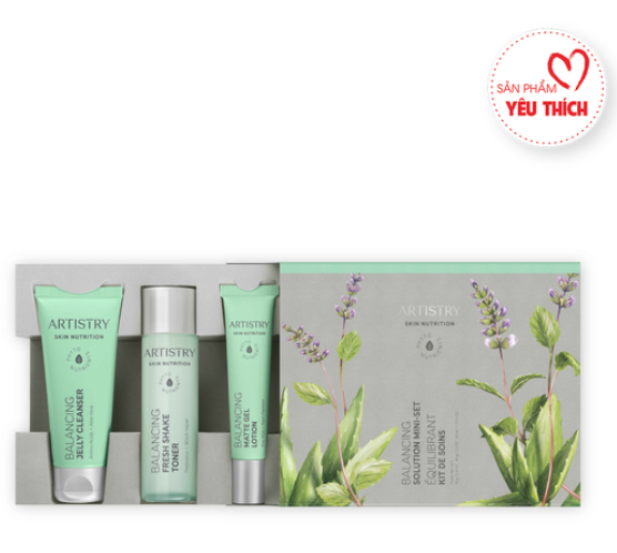 Giá bán 656k Bộ sản phẩm Mini cân bằng cho da Artistry Skin Nutrition Balancing Amway