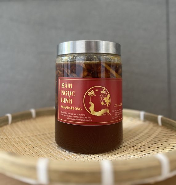Sâm Ngọc Linh ngâm mật VIP 1250ml hàng đặt làm