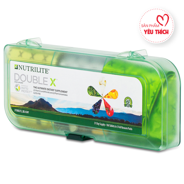 Giá bán 1202k Nutrilite Double X Amway có khay