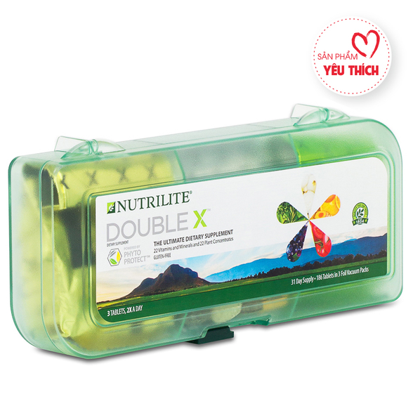 Giá bán 1202k Nutrilite Double X Amway có khay