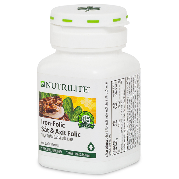 Giá bán 278 viên Nutrilite Sắt và Axit Folic (Nutrilite Iron-Folic) Amway