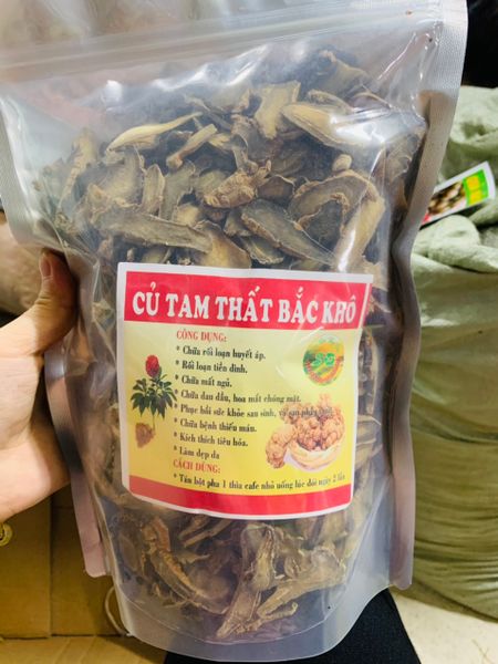 Tam thất bắc thái lát to đẹp chuẩn
