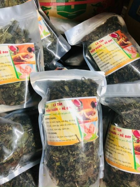 Gói lá tắm mẩn ngứa mề đay