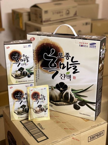 Nước ép tinh chất tỏi đen Hàn Quốc Kanghwa 70ml x 30 gói chính hãng