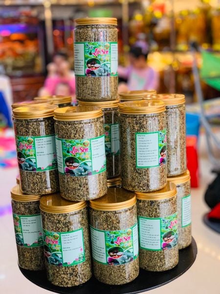 Trà lá sen cuộn lá sen khô loại 1
