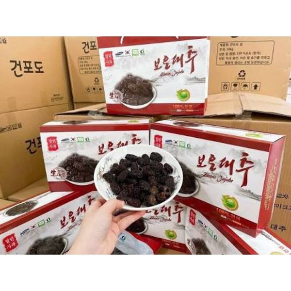 Táo đen táo tàu nhập khẩu Hàn Quốc 1kg