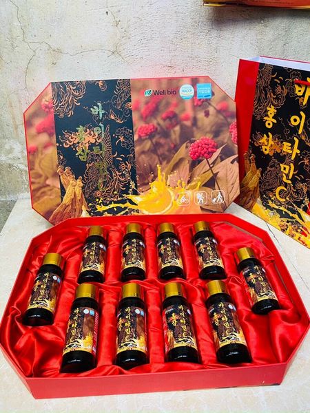 Tinh chất bổ sung Red Ginseng Vitamin Plus 10x100ml