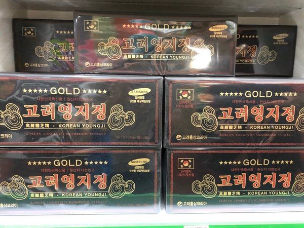 Cao Linh Chi GOLD Korean Youngji Hộp Gỗ Đen Hàn Quốc