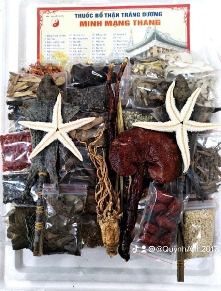 Minh Mạng Thang 35 vị thập toàn đại bổ