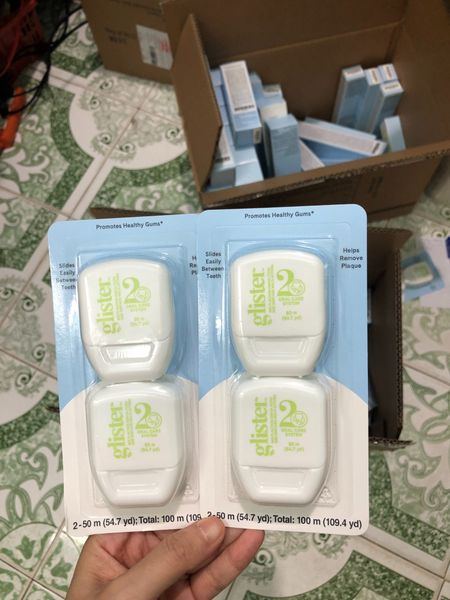 Giá bán 161k chỉ nha khoa chỉ vệ sinh răng Glister Amway
