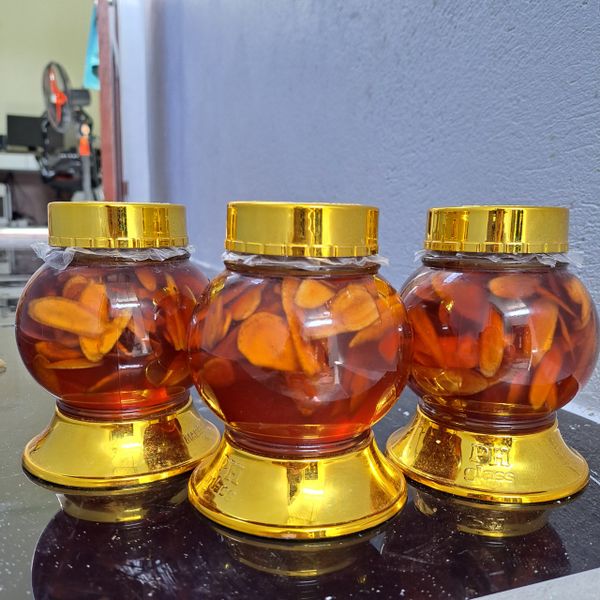 500ml Sâm Trường Bạch ngâm mật ong khoái rừng