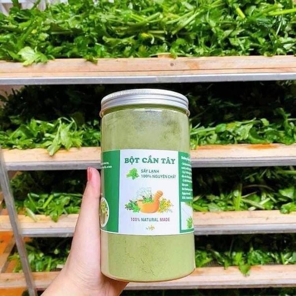 Bột cần tây sấy lạnh hàng nhà làm