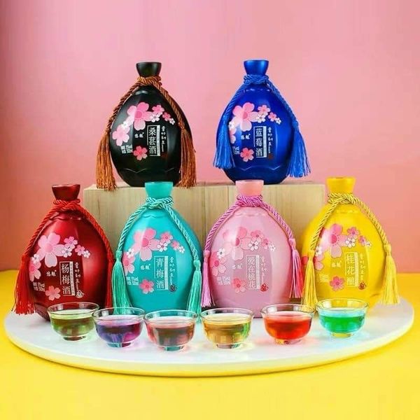 Trái cây lên men nữ nhi hồng bình loe