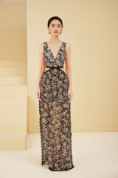  Đầm Cut-Out Hoa Nhí 