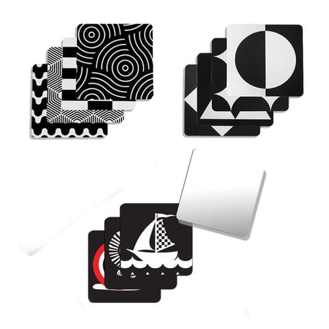  Bộ Ảnh Đen Trắng Tương Phản - Đồ Chơi Trí Tuệ