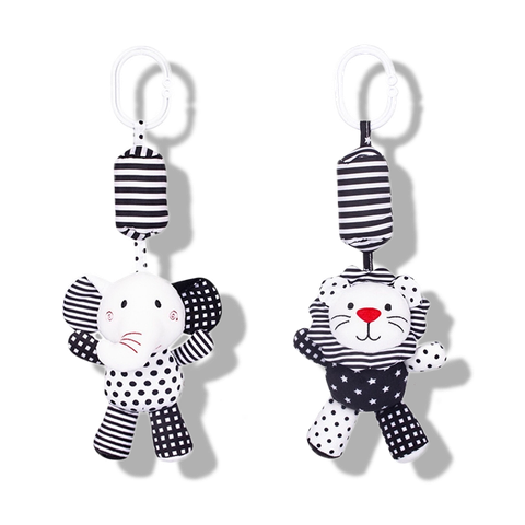  Thú Treo Nôi Đen Trắng - Đồ Chơi Cho Trẻ Sơ Sinh