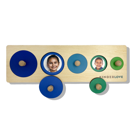  Ghép Hình Vòng Tròn - Đồ Chơi Montessori