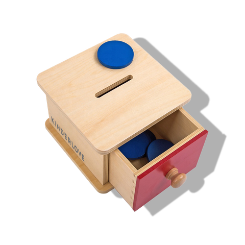  Hộp Xu Gỗ - Giáo Cụ Montessori