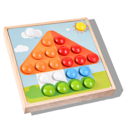  Sắp Hình Với Núm Nấm - Đồ Chơi Thông Minh