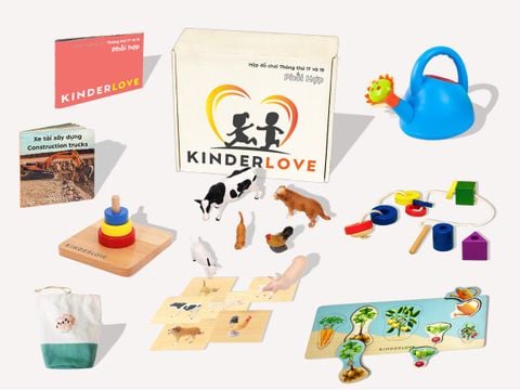  Hộp Đồ Chơi Phối Hợp - Đồ Chơi Montessori Cho Bé 16-17 Tháng Tuổi
