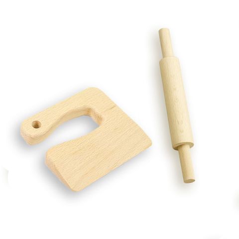  Cán Bột & Dao Gỗ - Đồ Chơi Gỗ