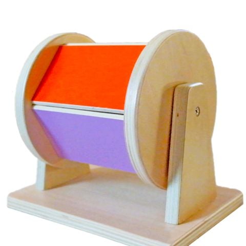  Trống Quay Cầu Vồng - Đồ Chơi Montessori