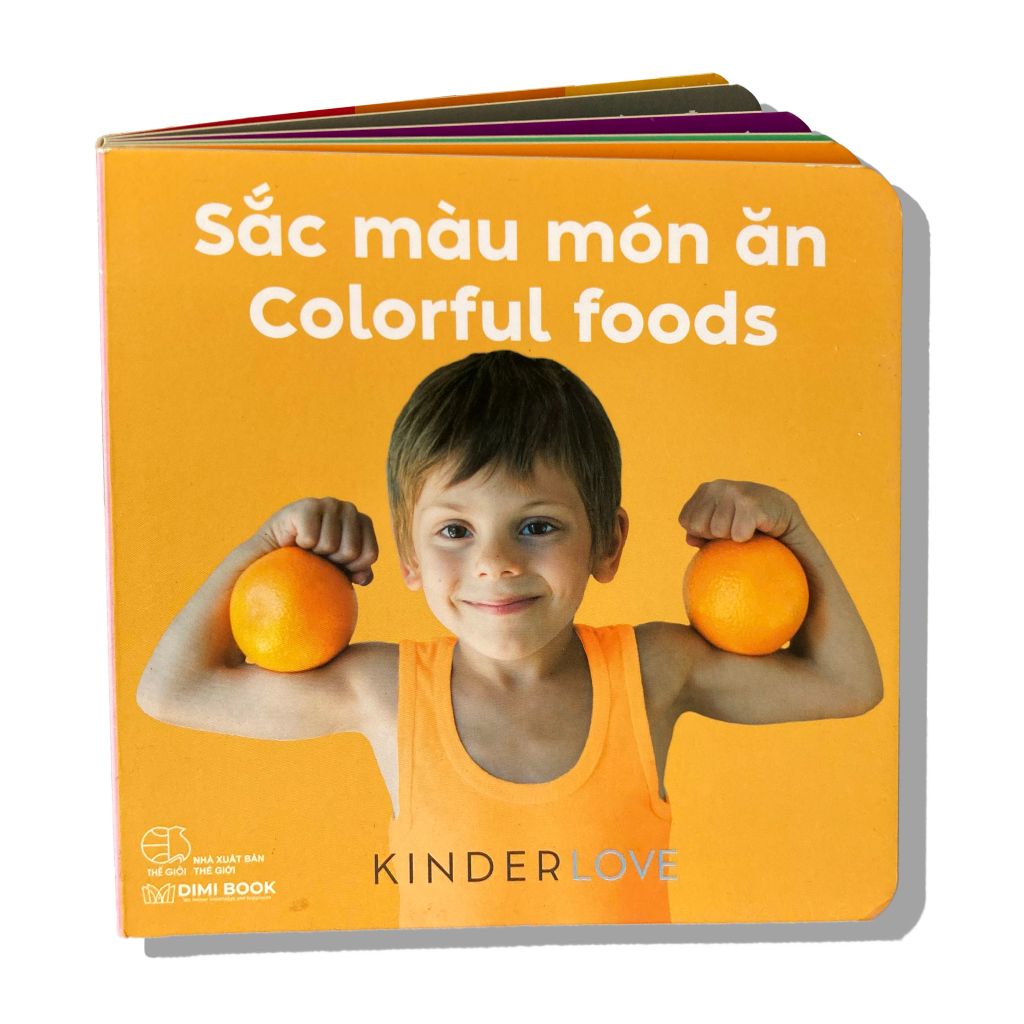 Sách song ngữ Sắc Màu Món Ăn của Kinderlove