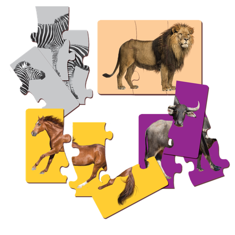  Ghép Hình Ba Miếng - Đồ Chơi Cho Bé 1 Tuổi