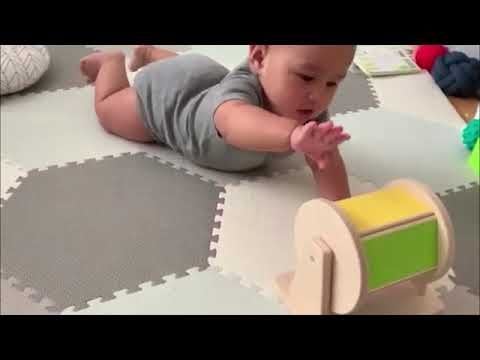  Trống Quay Cầu Vồng - Đồ Chơi Montessori