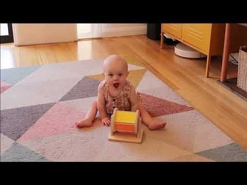  Trống Quay Cầu Vồng - Đồ Chơi Montessori