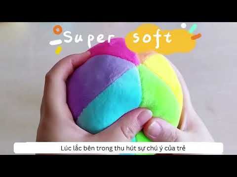  Quả Bóng Len Cầu Vồng - Đồ Chơi Trí Tuệ Giúp Trẻ Phát Triển Toàn Diện