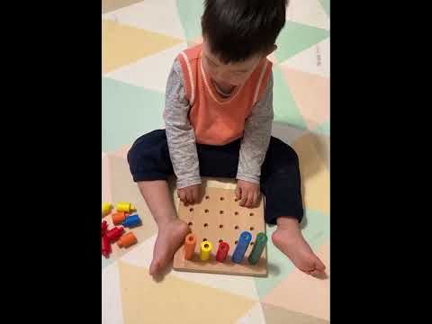  Núm Gỗ Xếp Chồng - Giáo Cụ Montessori