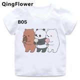 Áo Thun Nữ HappyTee -Những Mẫu Áo Thun Sắc Trắng We Are Bear Chất Cotton 100% Cao Cấp