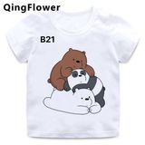 Áo Thun Nữ HappyTee -Những Mẫu Áo Thun Sắc Trắng We Are Bear Chất Cotton 100% Cao Cấp