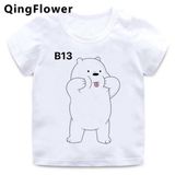 Áo Thun Nữ HappyTee -Những Mẫu Áo Thun Sắc Trắng We Are Bear Chất Cotton 100% Cao Cấp