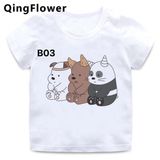 Áo Thun Nữ HappyTee -Những Mẫu Áo Thun Sắc Trắng We Are Bear Chất Cotton 100% Cao Cấp