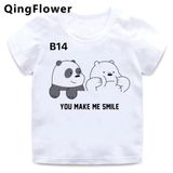 Áo Thun Nữ HappyTee -Những Mẫu Áo Thun Sắc Trắng We Are Bear Chất Cotton 100% Cao Cấp