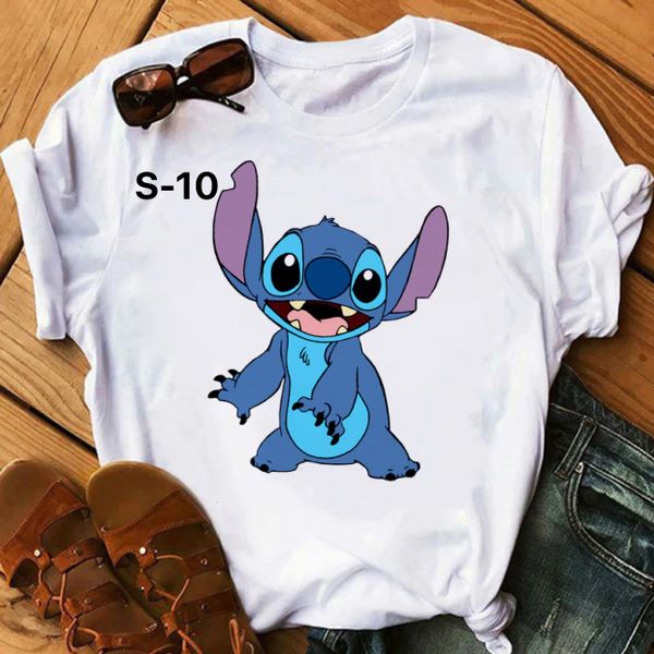Áo Thun  HappyTee - Mẫu Áo Thun In Họa Tiết Stitch Đáng Yêu Chất Cotton 100% Cao Cấp