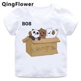 Áo Thun Nữ HappyTee -Những Mẫu Áo Thun Sắc Trắng We Are Bear Chất Cotton 100% Cao Cấp