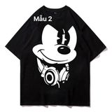 Áo Thun  HappyTee - Mẫu Áo Thun Họa Tiết Chuột Mickey Chất Cotton 100% Cao Cấp