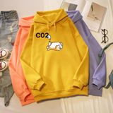 Áo Hoodie Nữ HappyTee - Mẫu Áo Hoodie Họa Tiết Chú Chó Corgi Đáng Yêu Chất Cotton 100% Cao Cấp