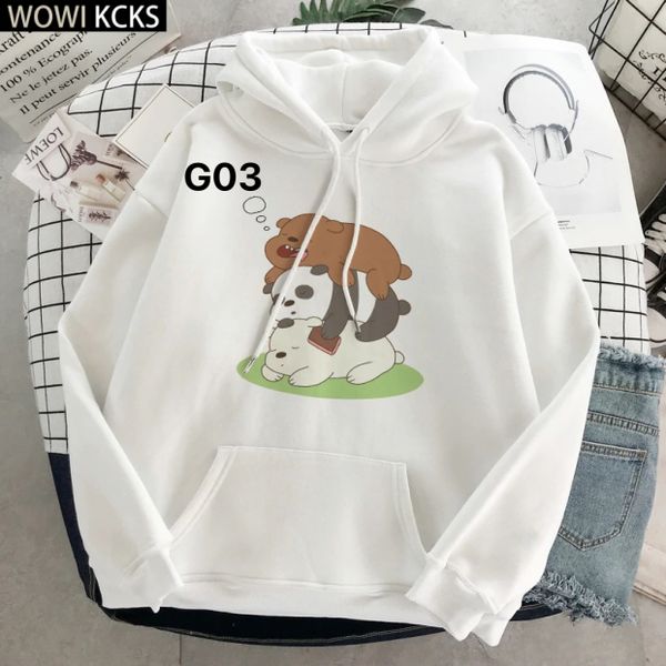 Áo Hoodie Nữ HappyTee - Mẫu Áo Hoodie Họa Tiết Những Chú Gấu Đáng Yêu We Are Bear Chất Cotton 100% Cao Cấp