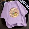 Áo Thun Nữ HappyTee - Mẫu Áo Thun Họa Tiết Gấu Đáng Yêu Lovely Bear Chất Cotton 100% Cao Cấp