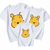 Áo gia đình Familylove - Áo gia đình Tay ngắn Gấu Bear Vàng, nhiều màu sắc lựa chọn, Chất liệu cotton 100% co giãn