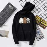 Áo Hoodie HappyTee - Mẫu Áo Hoodie We Are Bear Chất Cotton 100% Cao Cấp