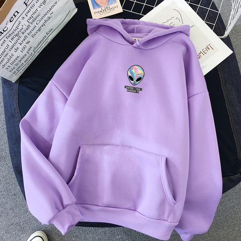 Áo Hoodie HappyTee - Mẫu Áo Hoodie Họa Tiết Người Ngoài Hành Tinh  Chất Cotton 100% Cao Cấp