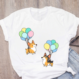 Áo Thun Nữ HappyTee - Những Mẫu Áo Thun In Họa Tiết Thú Cưng Đáng Yêu  Chất Cotton 100% Cao Cấp