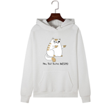 Áo Hoodie HappyTee - Mẫu Áo Hoodie Họa Tiết Mèo Meme Chất Cotton 100% Cao Cấp