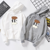 Áo Hoodie HappyTee - Mẫu Áo Hoodie We Are Bear  Chất Cotton 100% Cao Cấp